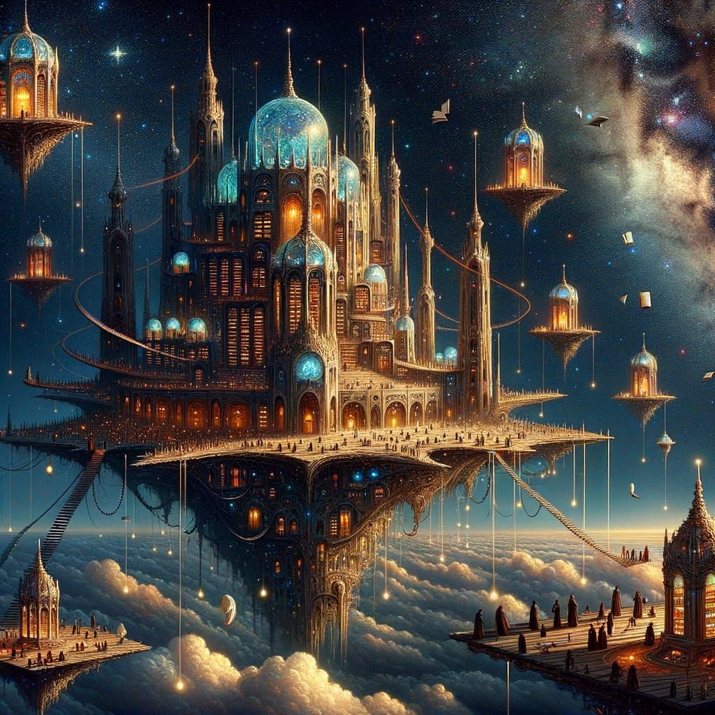 Mammoth Airborne Library in Stratosphere