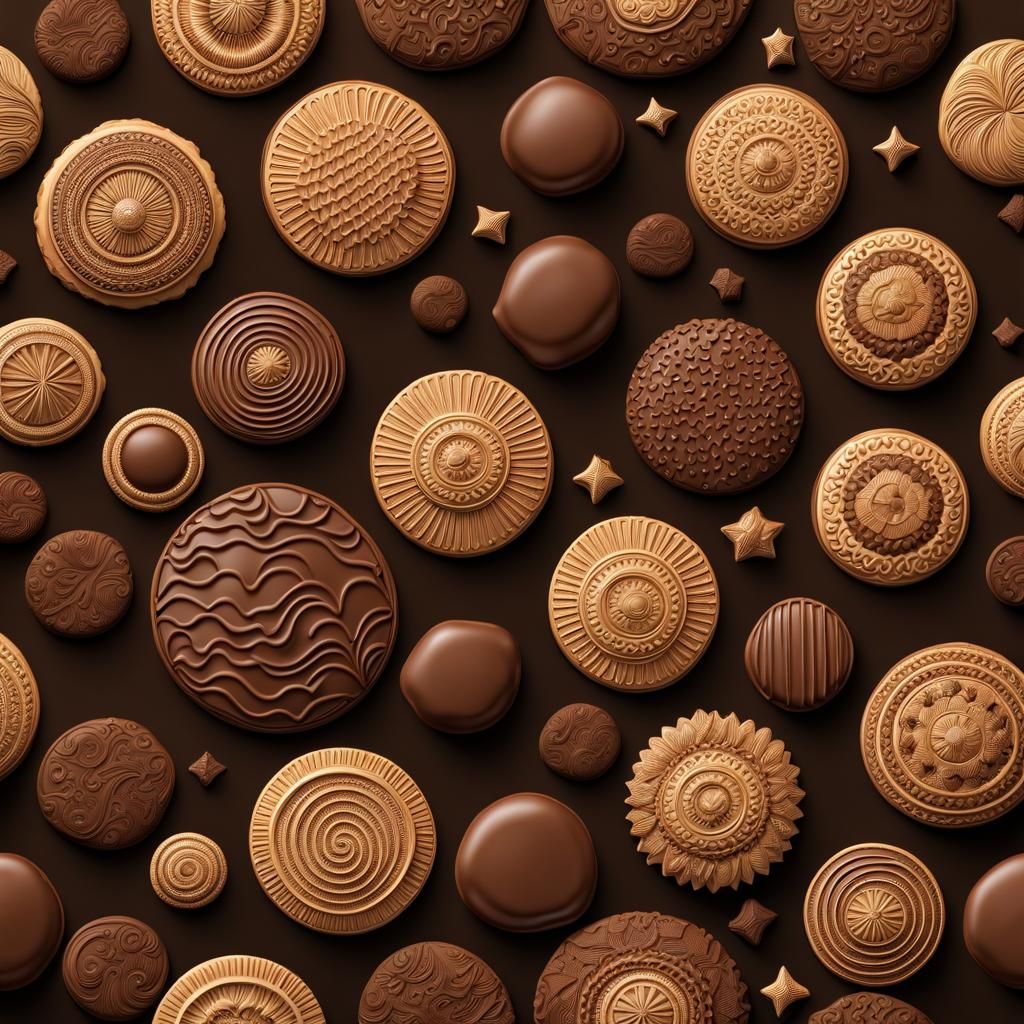 Hyperrealistic Chocolate Cookies in 8K Resolution