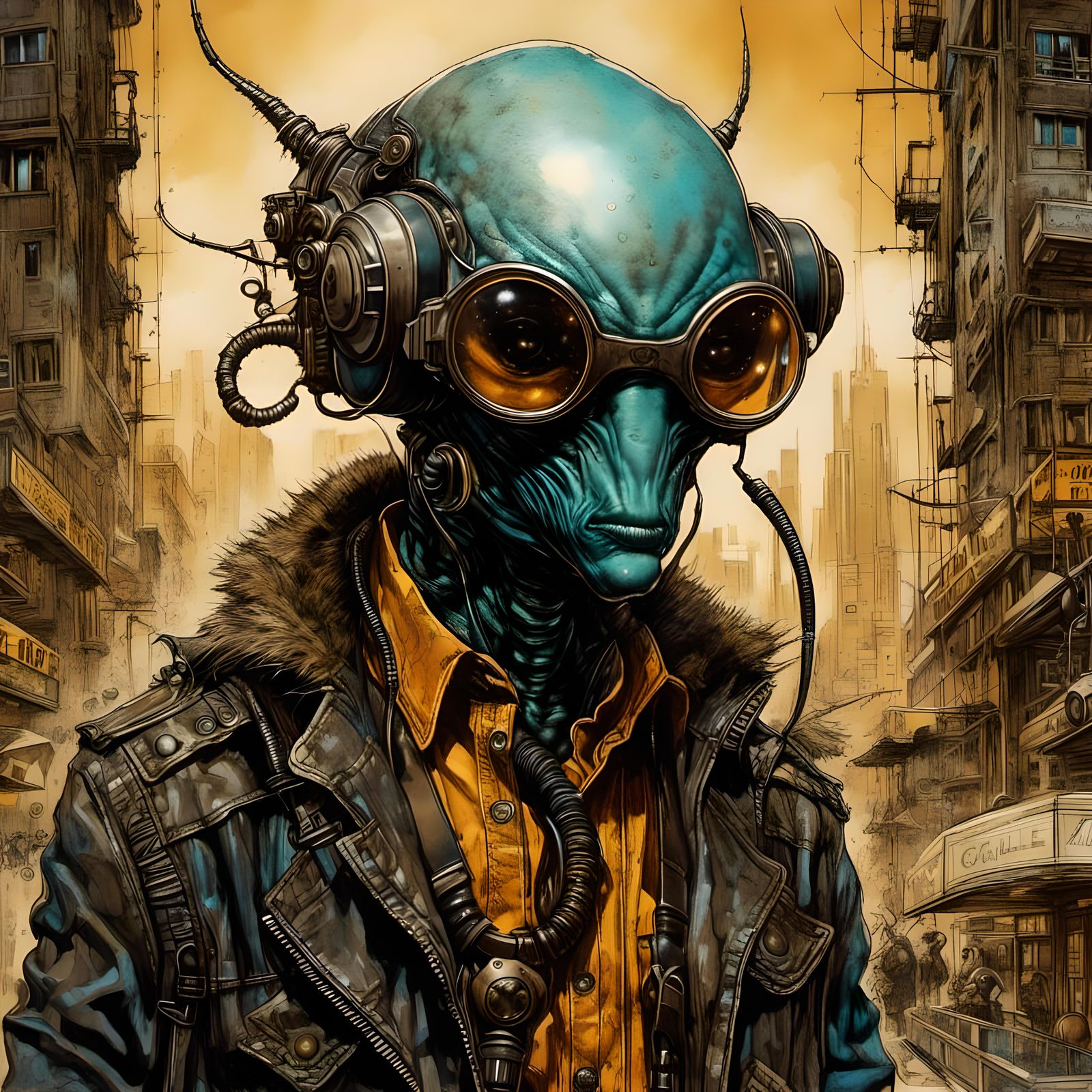 He didn't want to attract attention, and he did look quite dull when moving about outside.