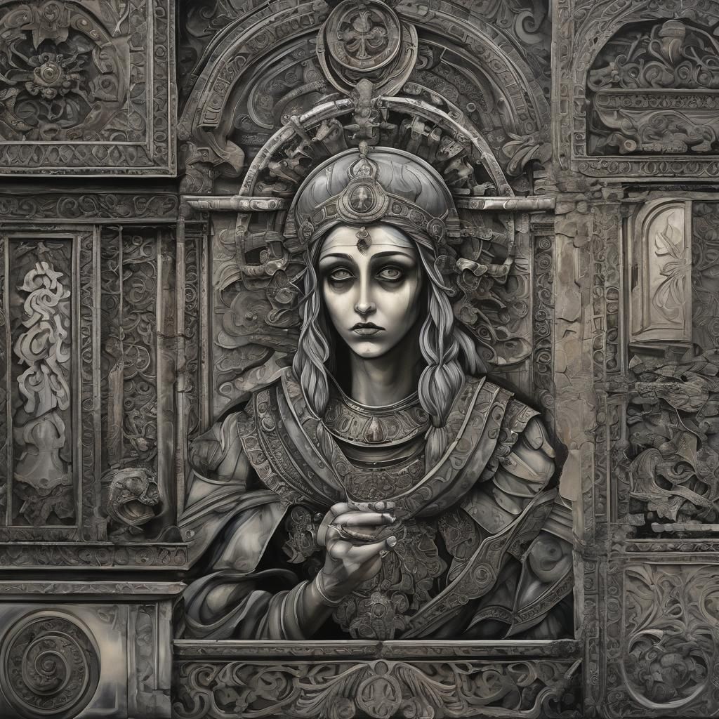 AI Interpretation of Painting by Aeglironion