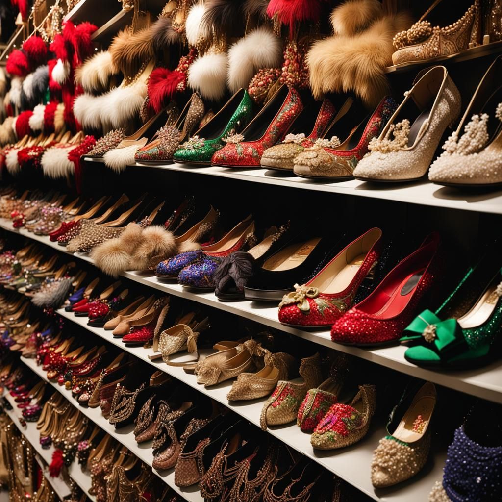 Extensive Wardrobe Collection with Gowns and Accessories