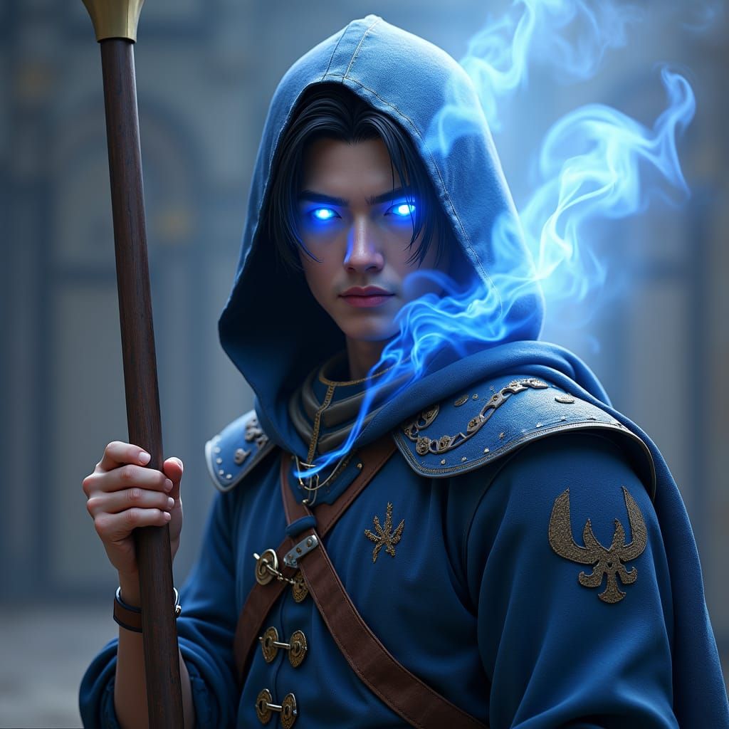 Ethereal Spearman in Renaissance Armor