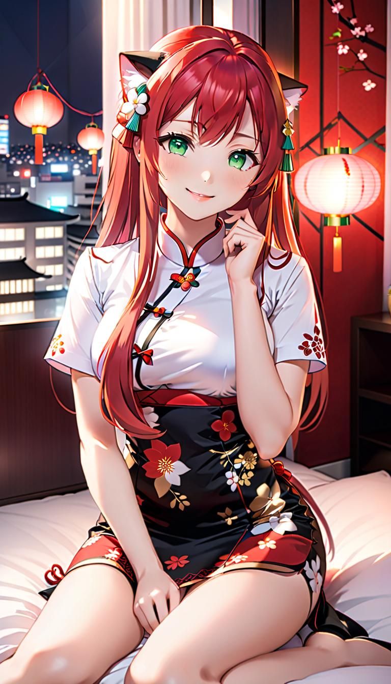 Cute Chibi Nekomimi Girl in Tokyo Apartment