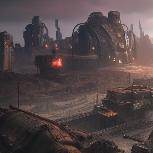 Brotherhood of Steel Matte Painting