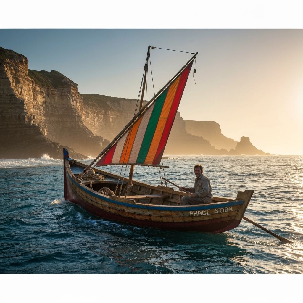 Simple AI Image of a Boat