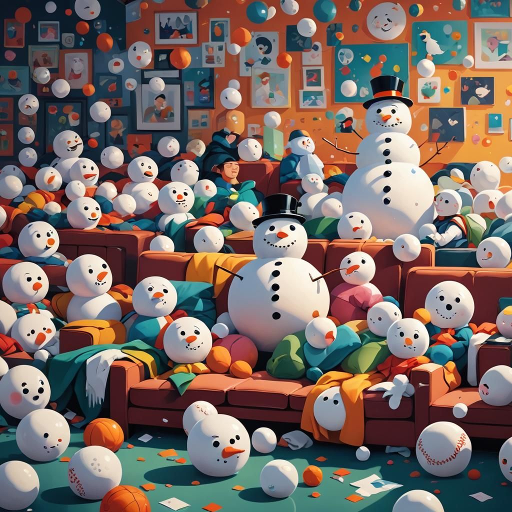 Surreal Inanimate Objects Illustration in Chou Style