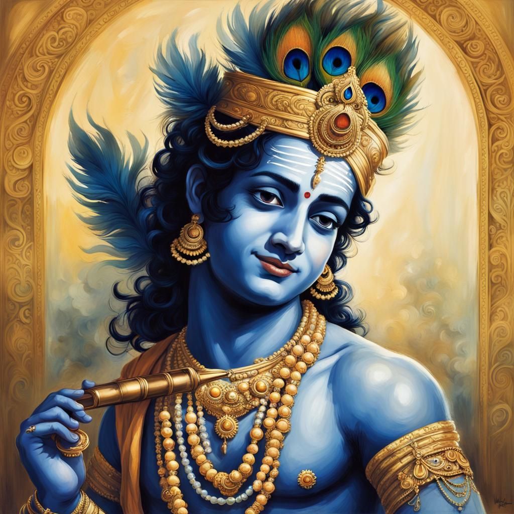 Lord Krishna: A Vision of Enchantment and Divinity