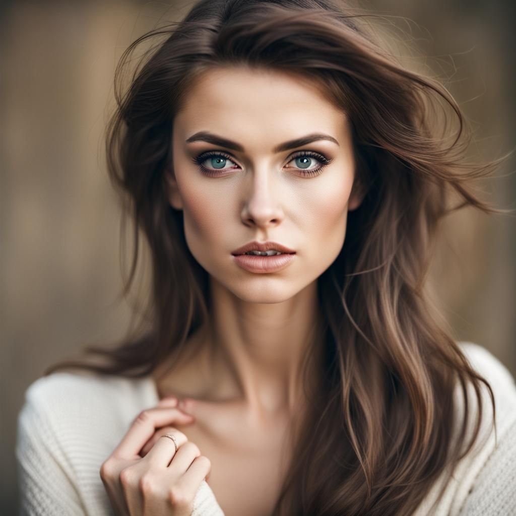 Astonishingly Beautiful Woman Generated By AI
