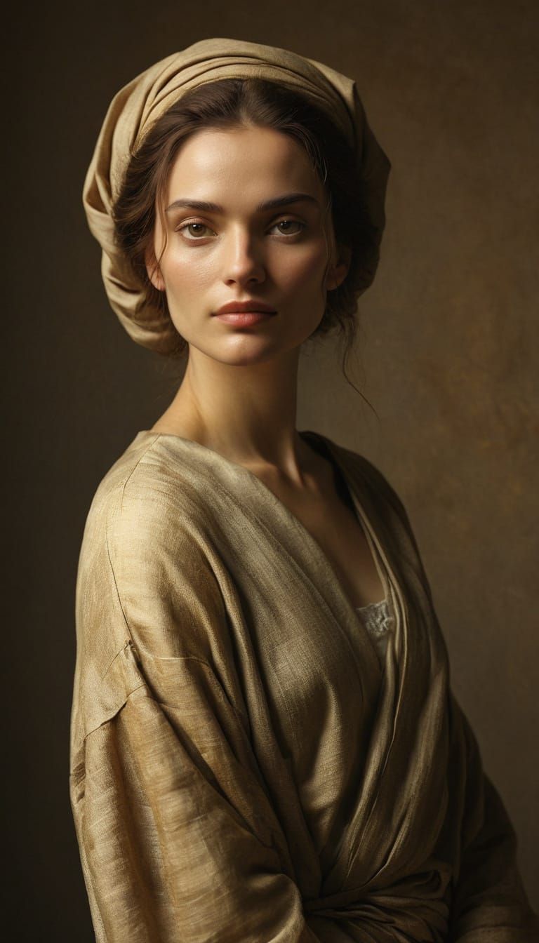 Renaissance Nude Model Painting