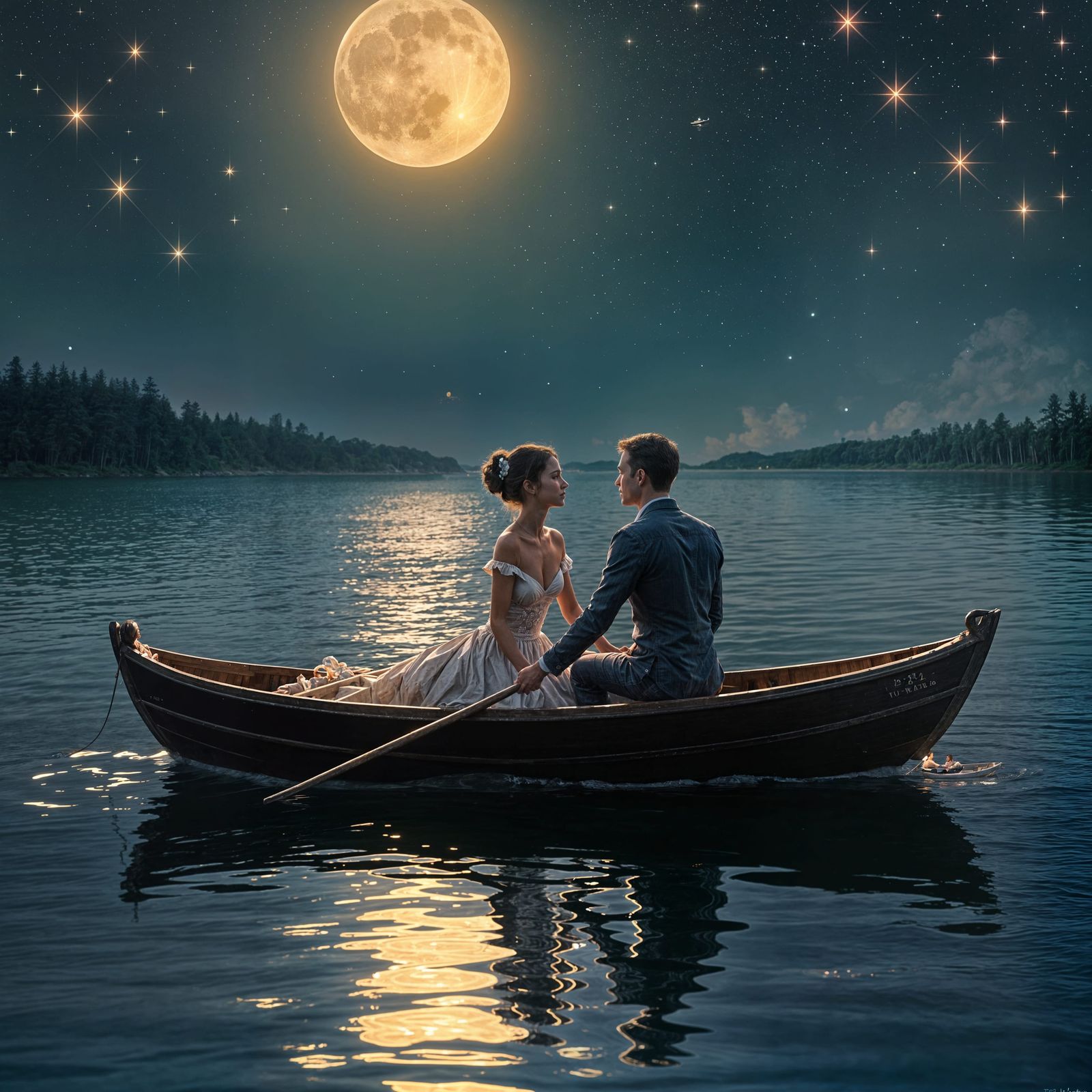 Romantic Moonlit Date Night on the Water