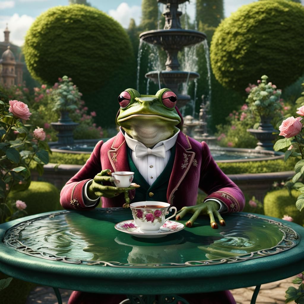 Tea at Forsyth Park with Mr. Toad