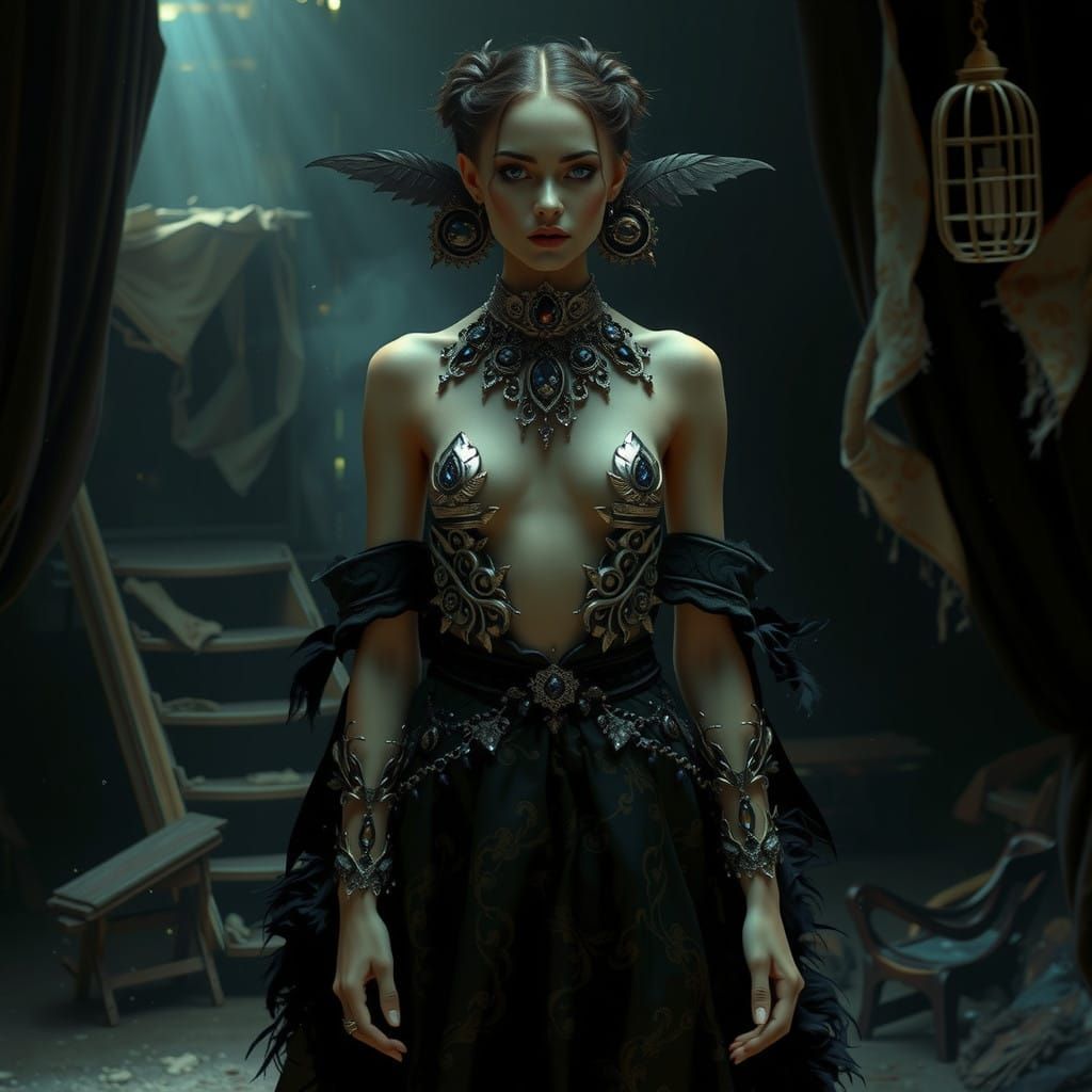 Elegance in a ravaged theater