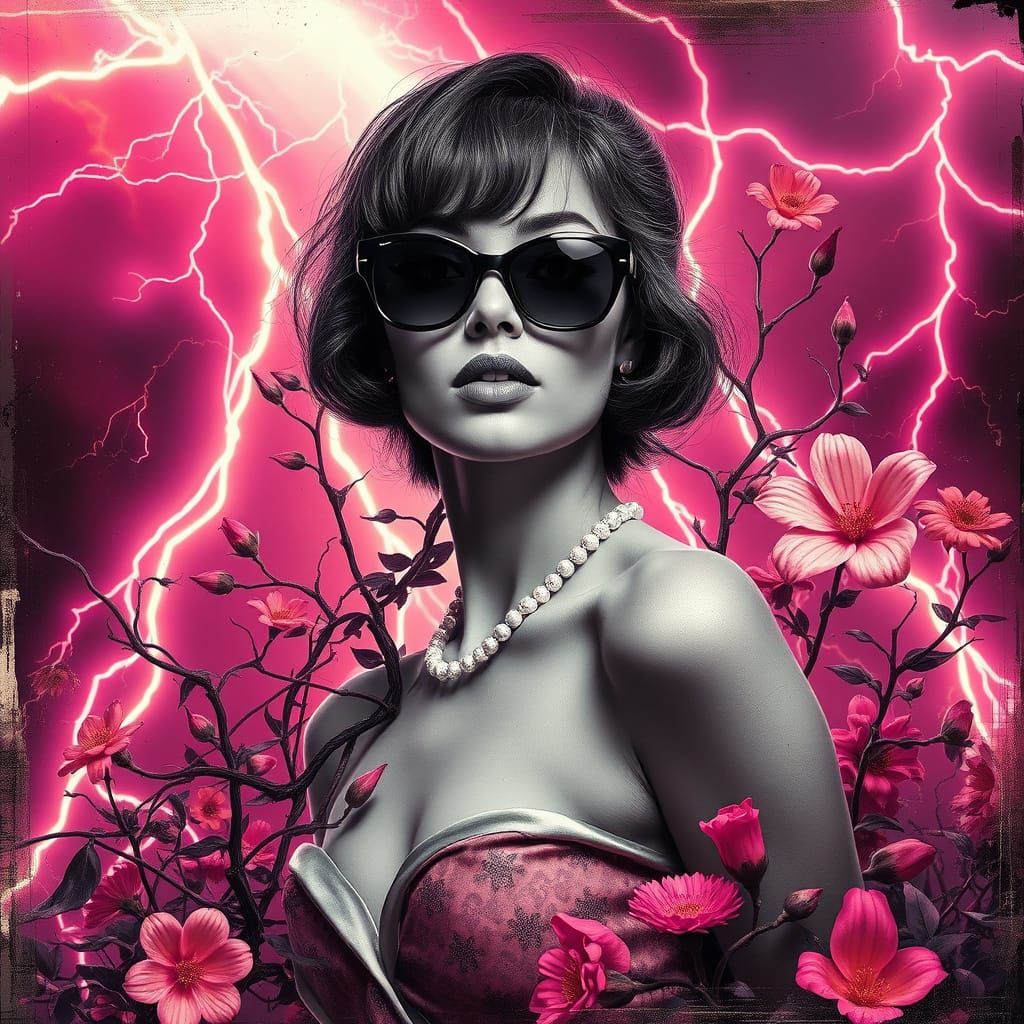 A fashion portrait from the 1960s