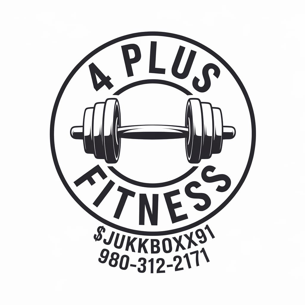 Fitness Brand Logo with Dumbbell Design