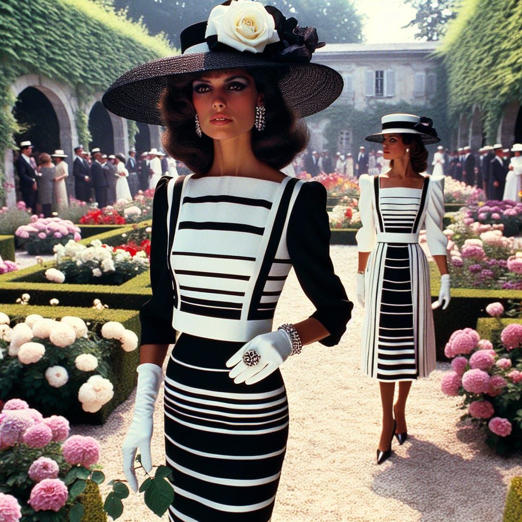 "Annecy " Haute couture printemps-été 1980.