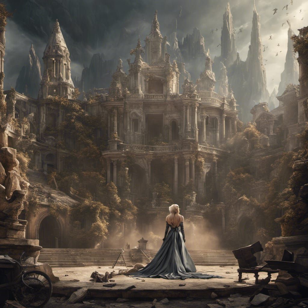 Dramatic Digital Painting of a Stunning Woman