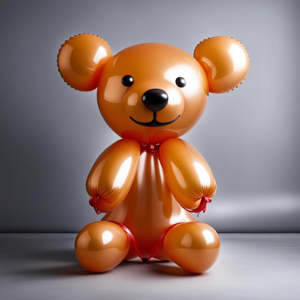 Balloon Animal: Playful Bear Sculpture