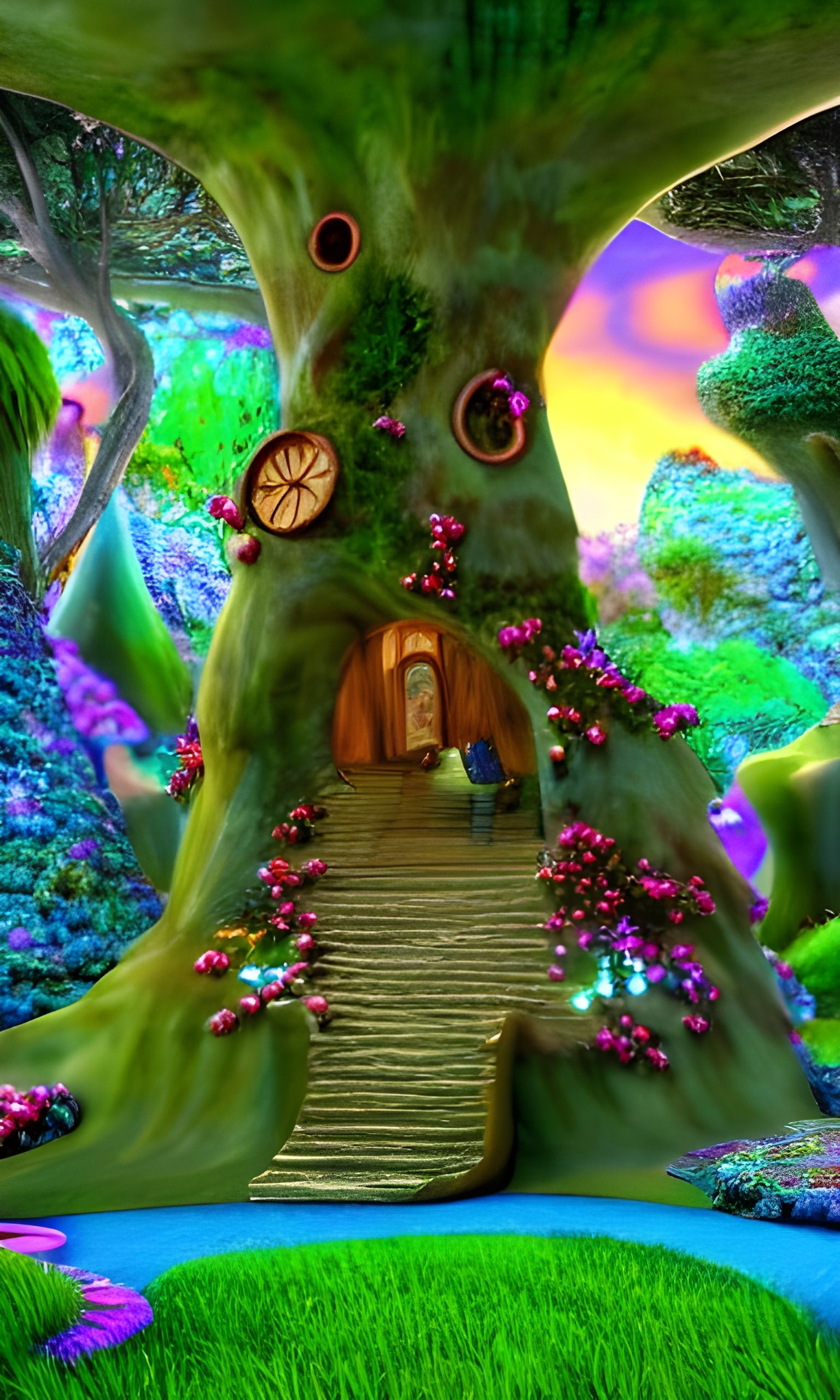 Whimsical Fairy Wonderland auroracore fairycore fantasy 8K 3...