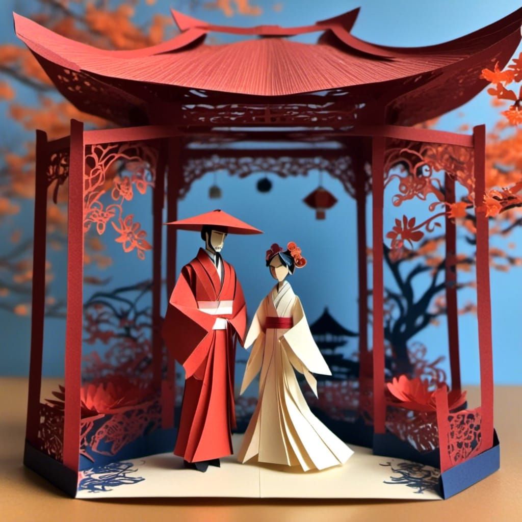 Asian bride and groom