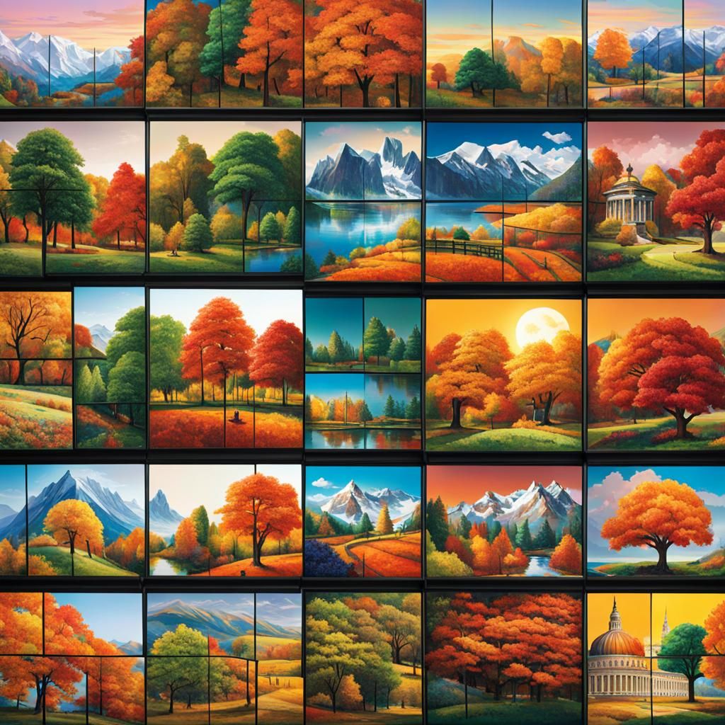 Surreal Seasons: A Rubik's Cube of Worlds