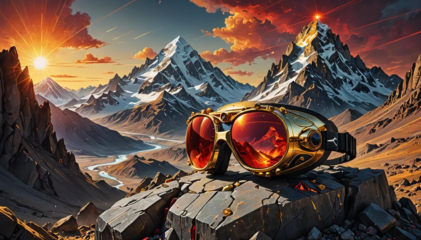 Treasure hunting goggles