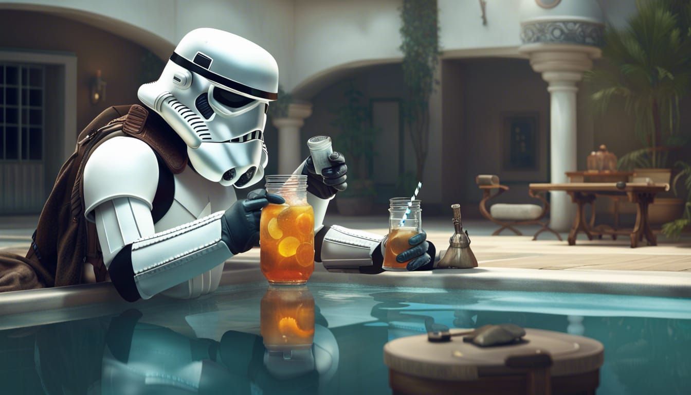 Stormtrooper Electrician's Moonshine Pool Party