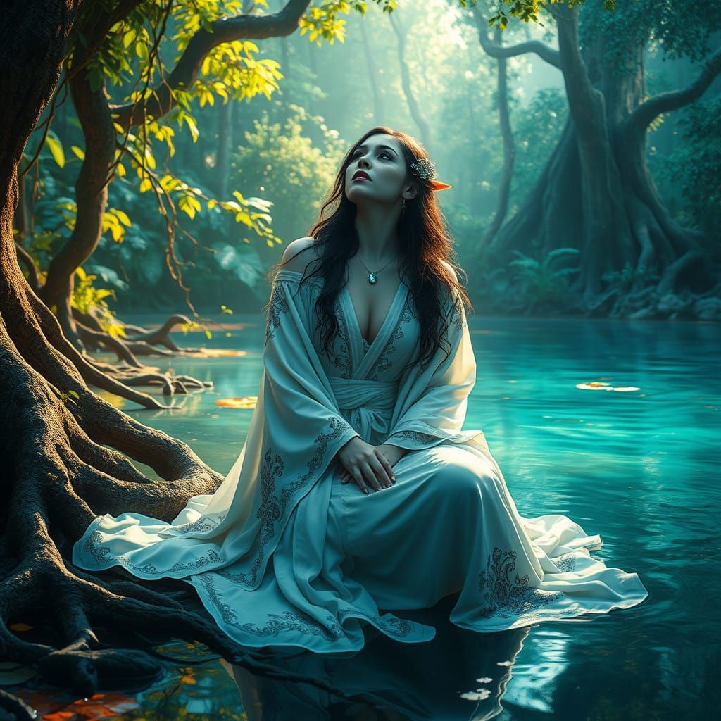 Ethereal Faerie Embodies Enchanted Realm