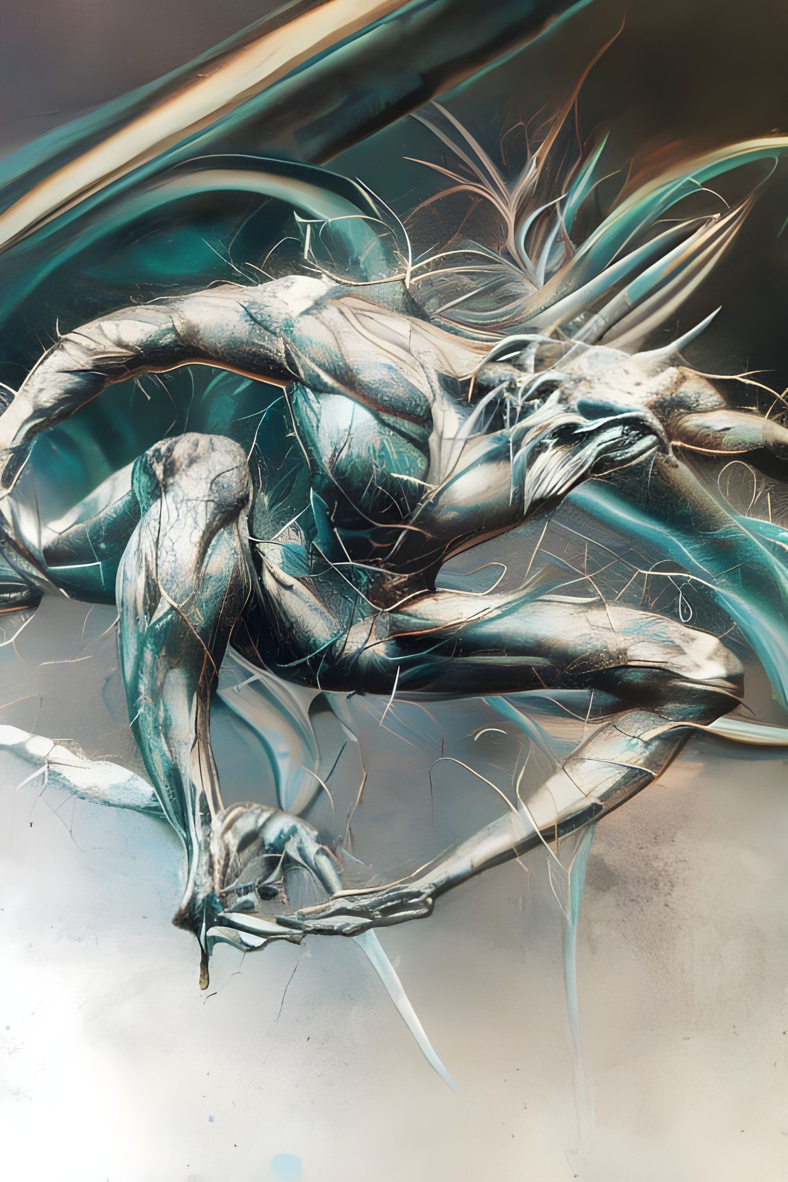 Exotic Alien Creatures in Hyperreal Photorealistic Style