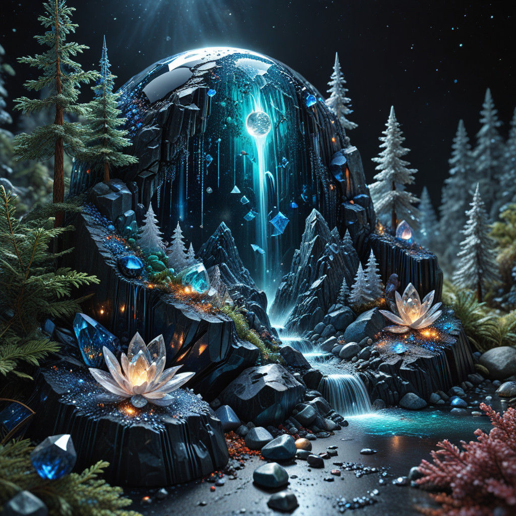 Ethereal Sapphire Kingdom Reveals Mystical Winter Wonderland