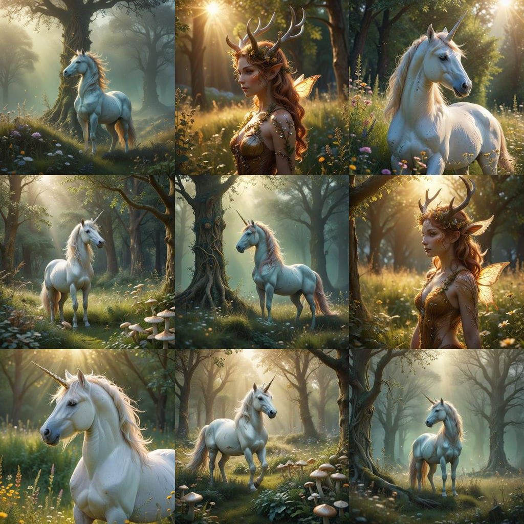 Enchanted Moonlit Glades of The Grove in Whimsical Watercolo...