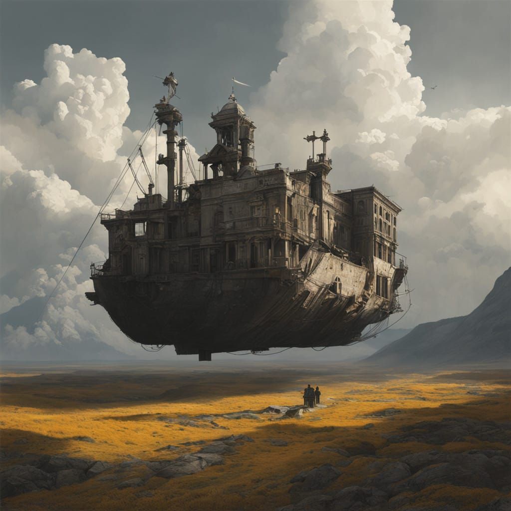 Abstract Expressionist Exit Strategy in Rich Colors