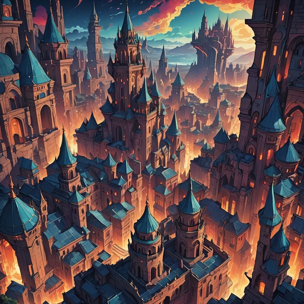 Baku Close-Up in Mystical Anime Style