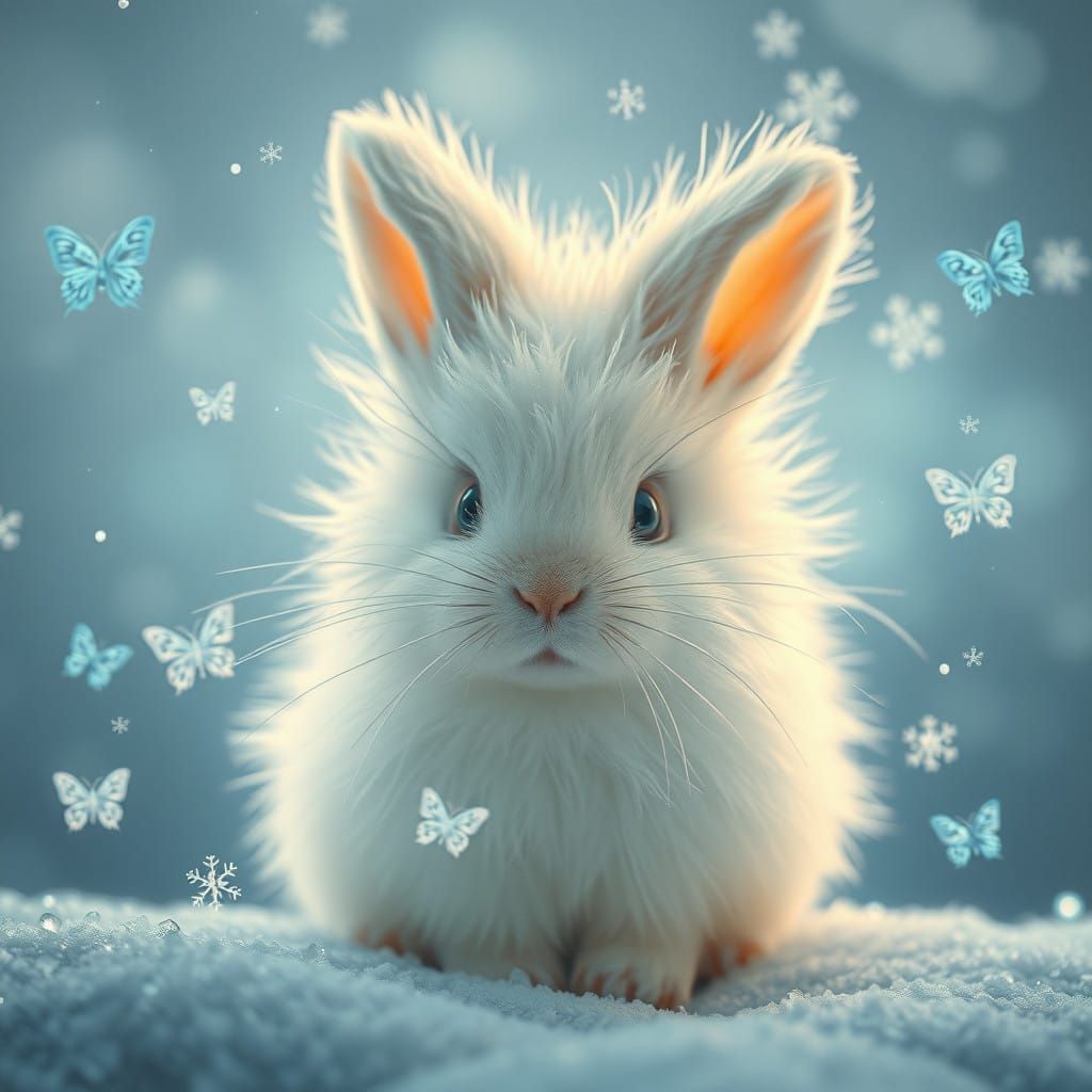 Whimsical Winter Dreamscapes in Disco Style