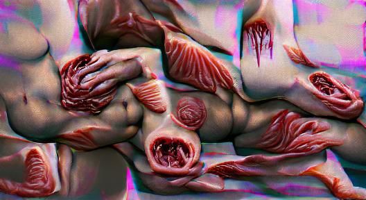 Abstract Flesh: An AI-Generated Exploration
