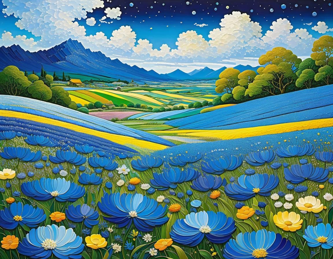 Fields of Blue