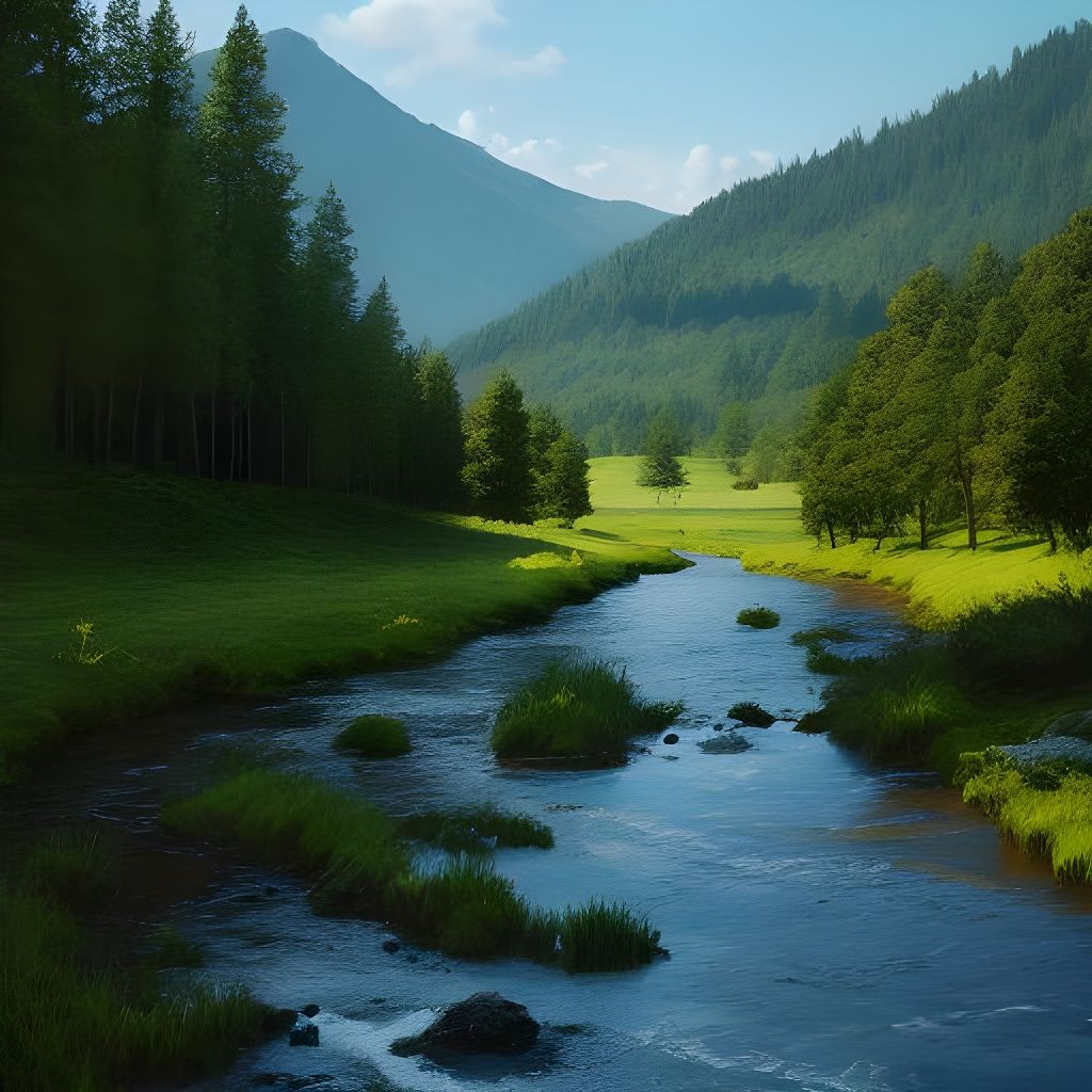 AI Generated Image of a Landscape