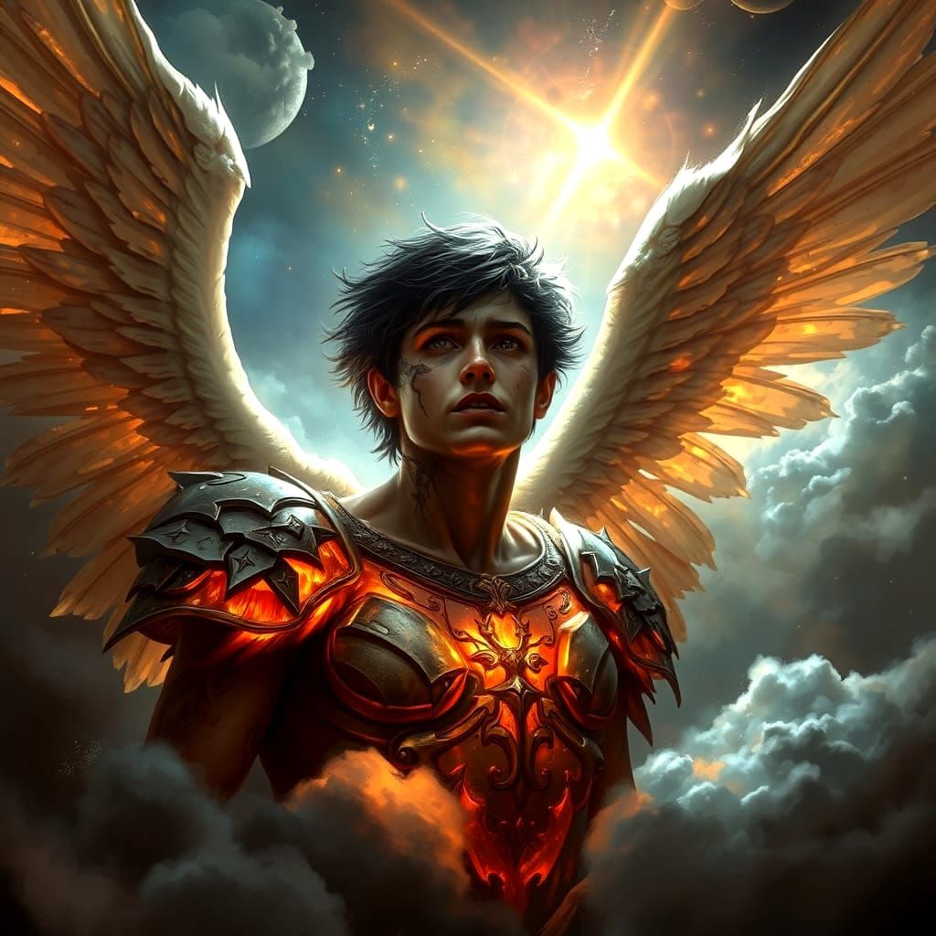 Scarred Heavenly Angel