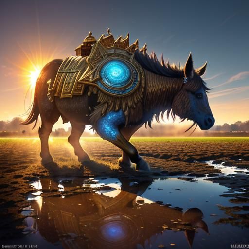 Hyperrealistic Portrait with Vivid Colors and Details