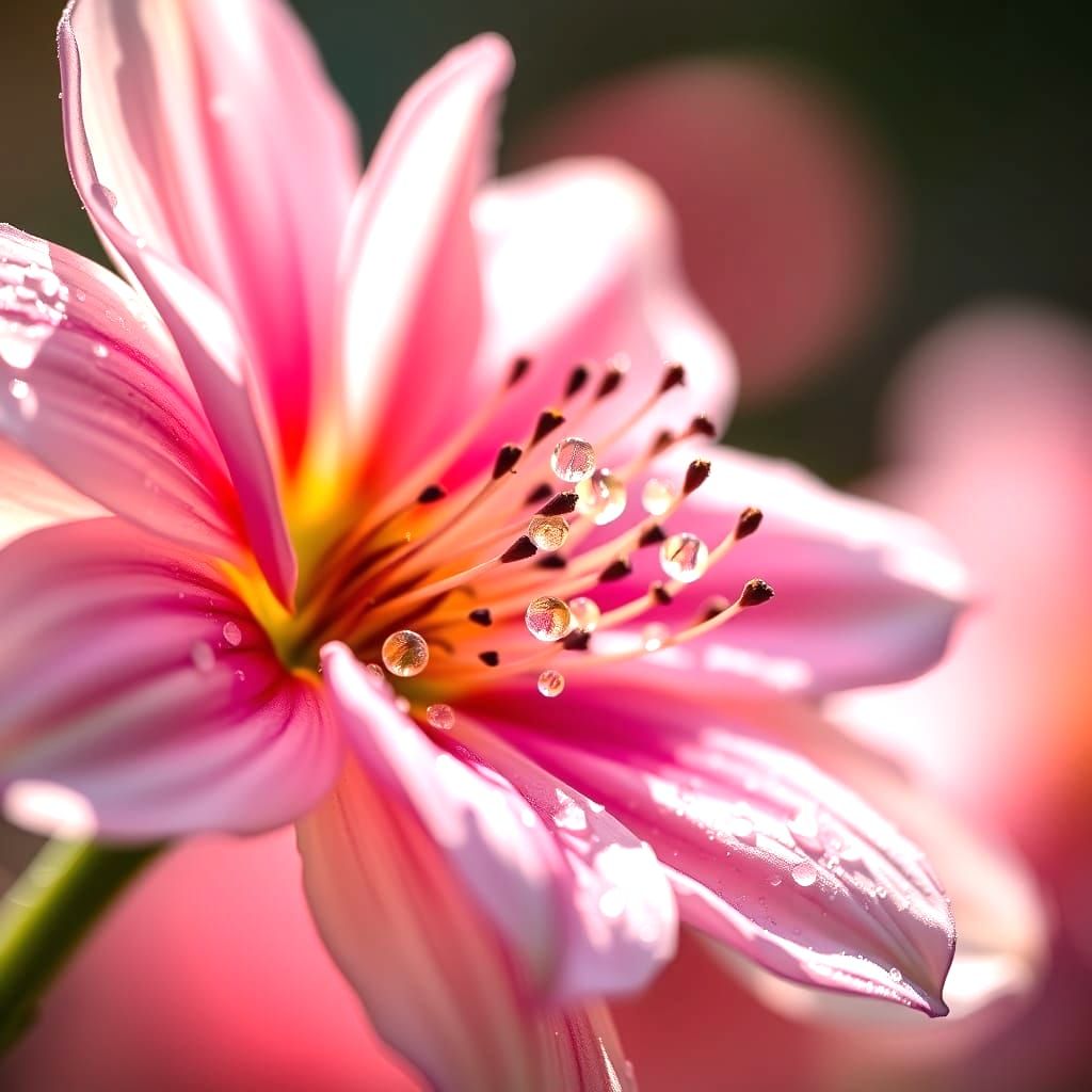Delicate Floral Portrait in Professional Photography Style