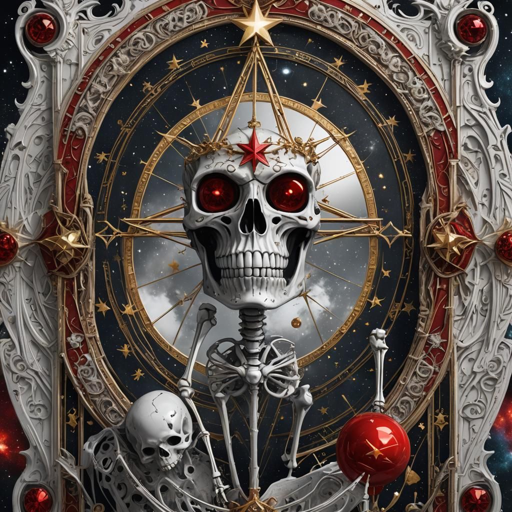 The Star Tarot Card in Esoteric Style