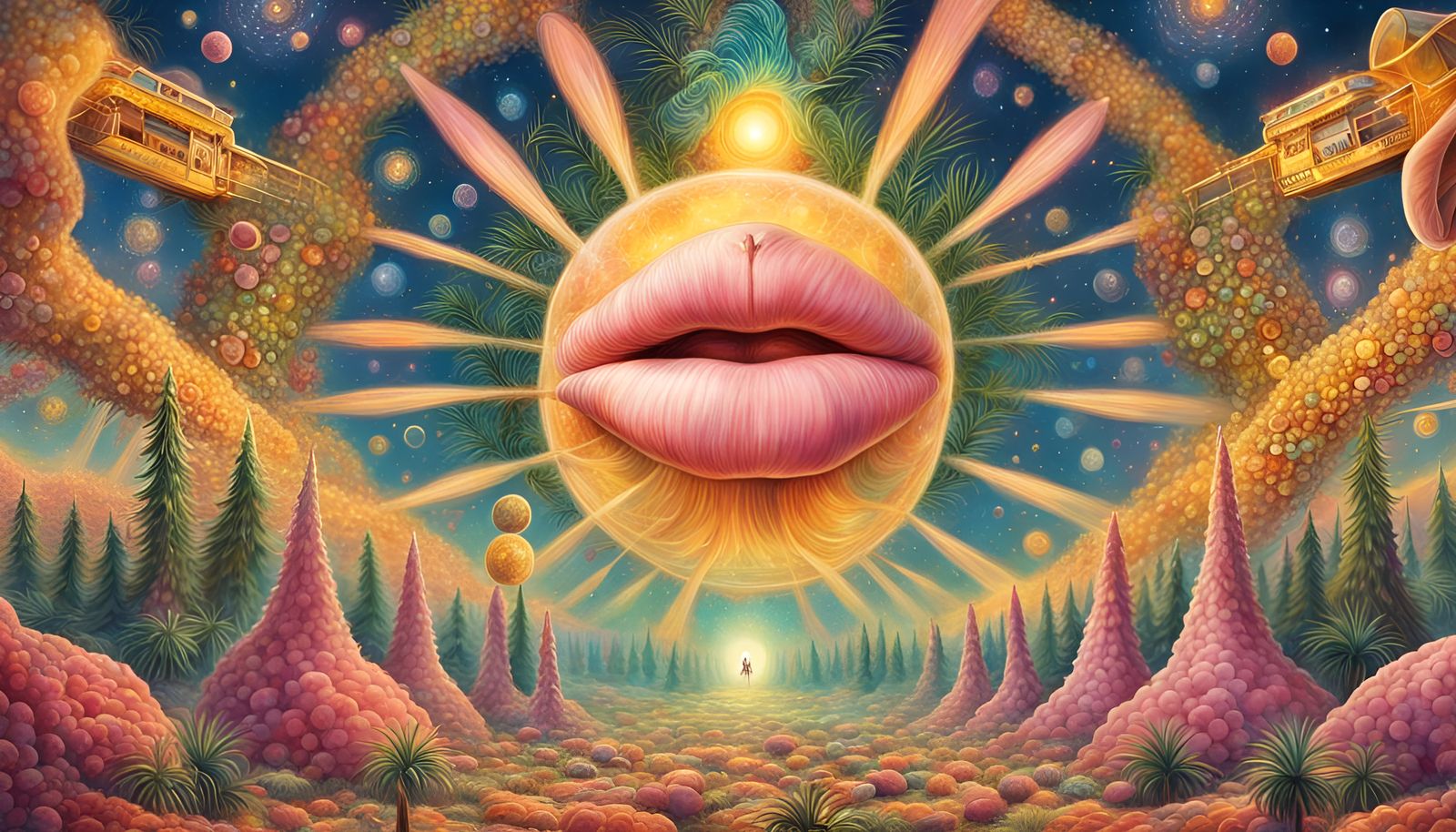 Pineal Gland in La La Land: Surreal AI Art