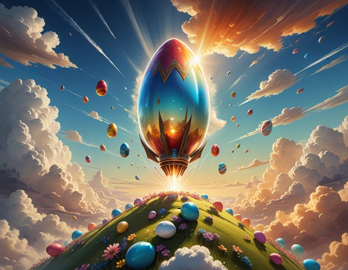 "Dieses Jahr wird Ostern intergalaktisch! Unsere Ostereier sind auf dem Weg zu neuen Abenteuern im Weltraum. Macht euch ...