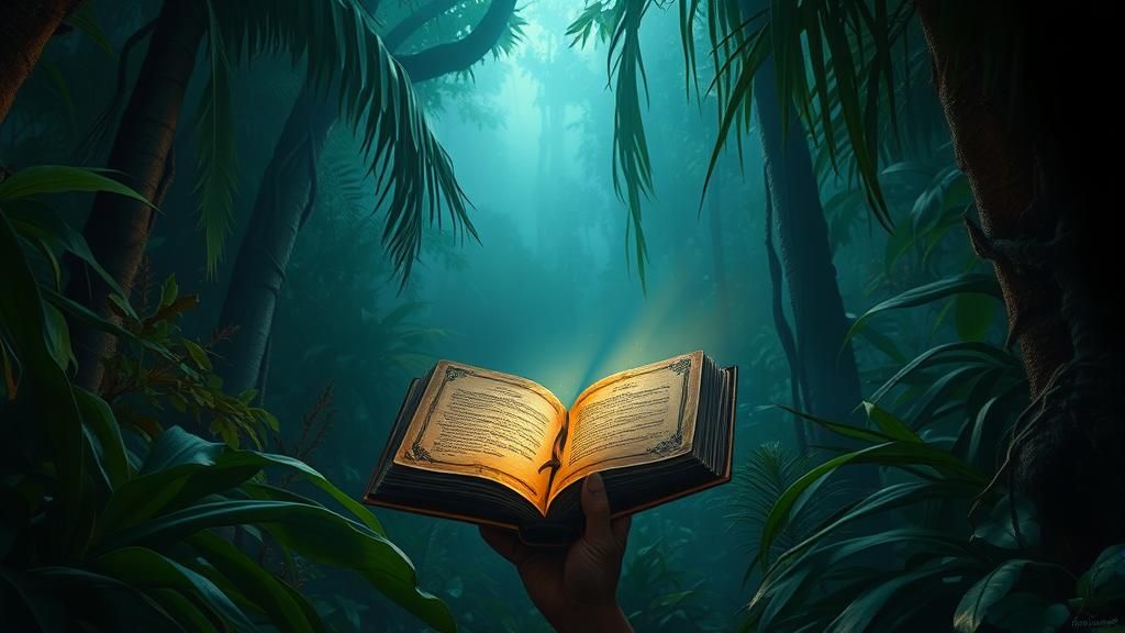 Missionary Uncovers Ethereal Jungle Secret as Oil Painting