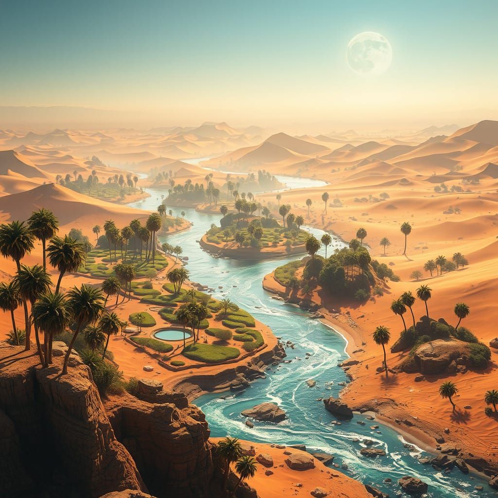 Creating rivers in the desert