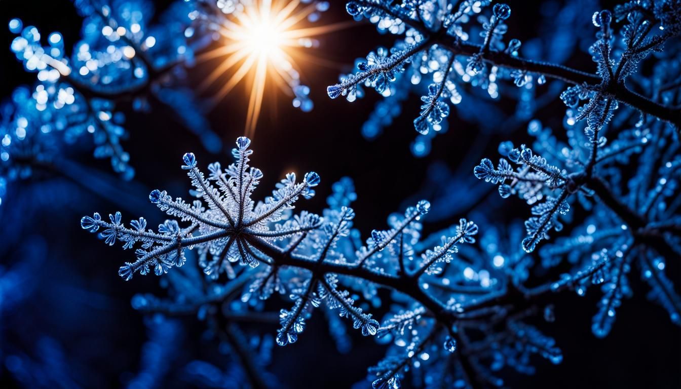 Ethereal Crystal Structure in Brilliant Light