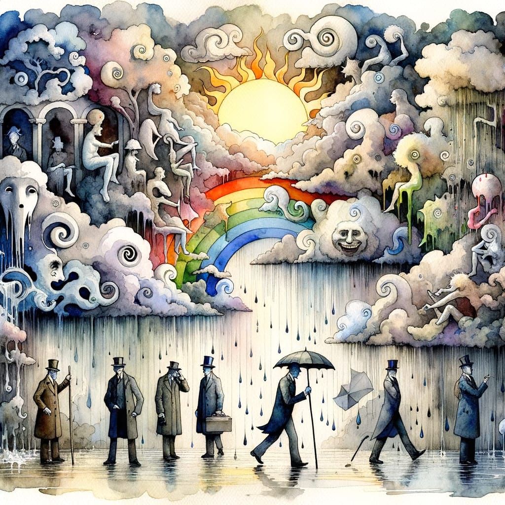 Mysterious Clouds Pour Down, Wisdom-Seekers Search for the S...