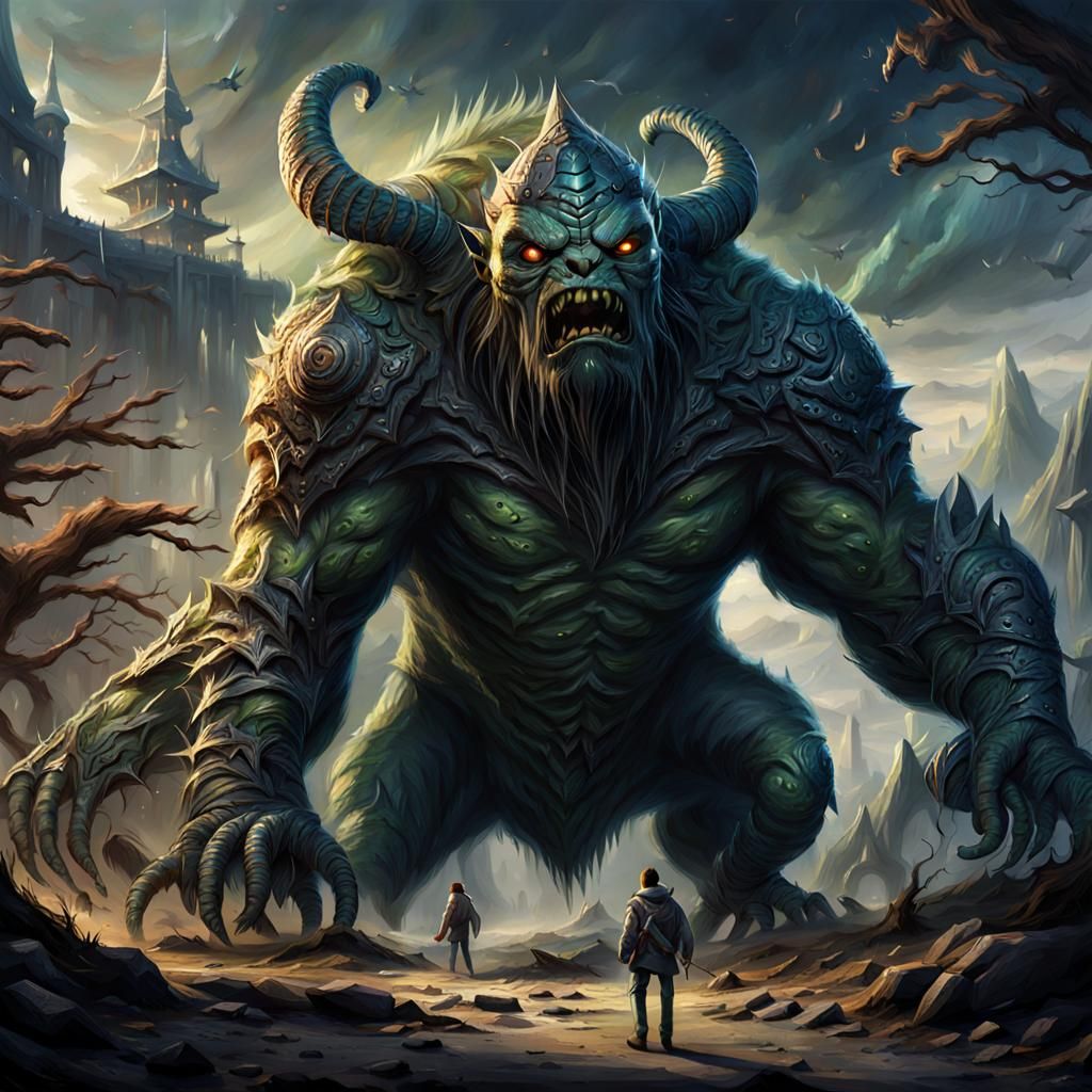 Abstract Creature Generated by AI