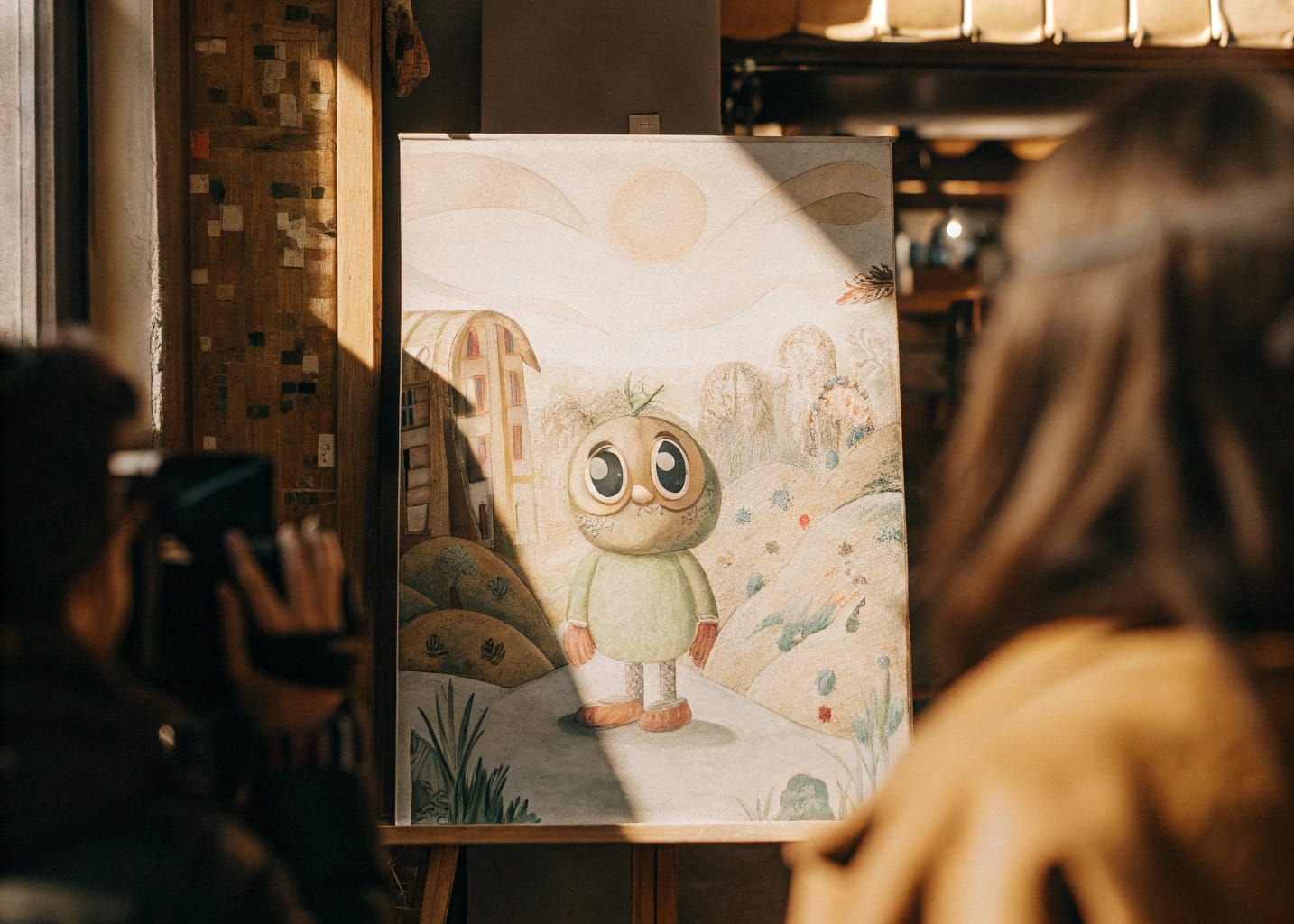 Woofly Portrait in Weegeegami