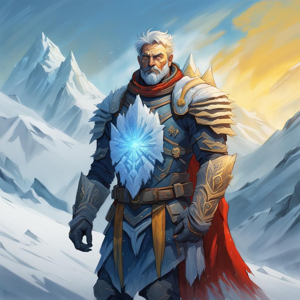 Der Frost, ein leiser Krieger, zieht hernieder,