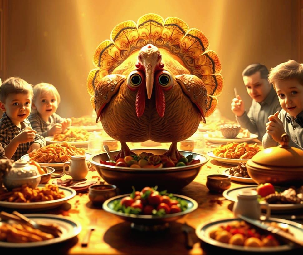 Happy Turkey Day! Thanksgiving Table.🦃